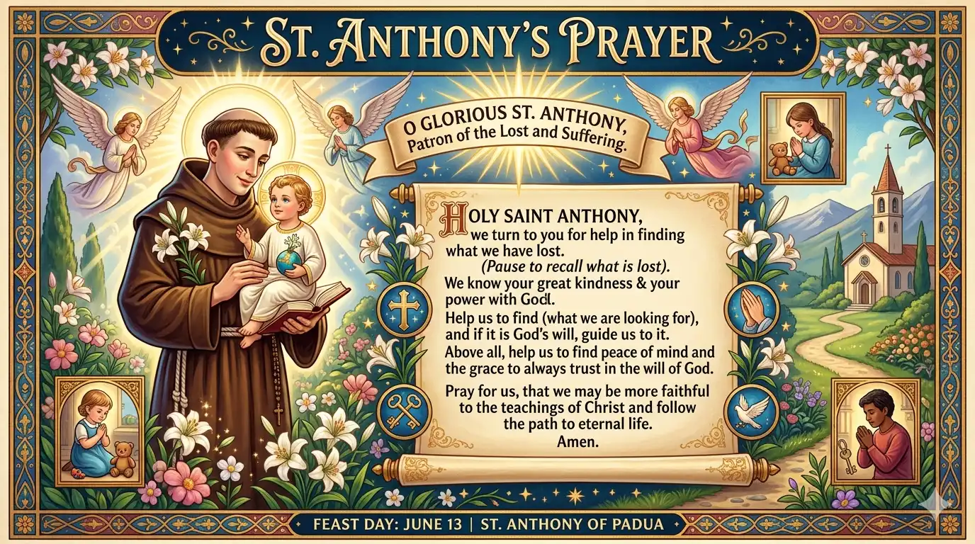 st anthony's prayer