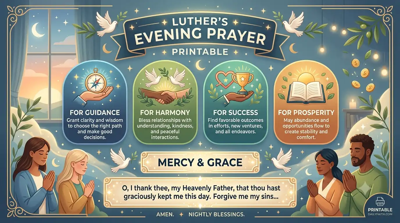 luther's evening prayer