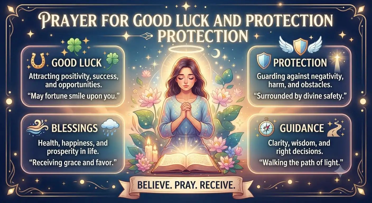 prayer for good luck and protection