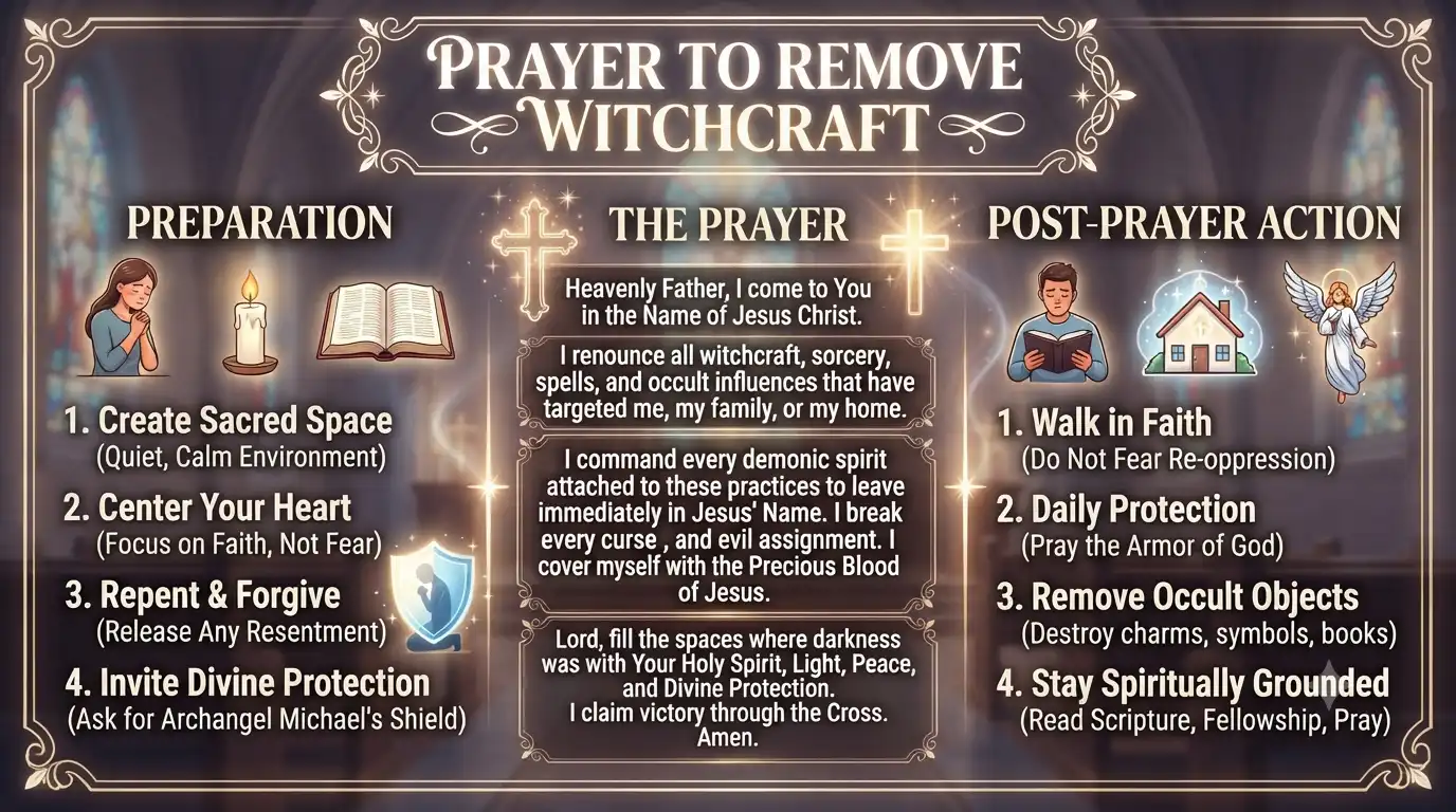 prayer to remove witchcraft