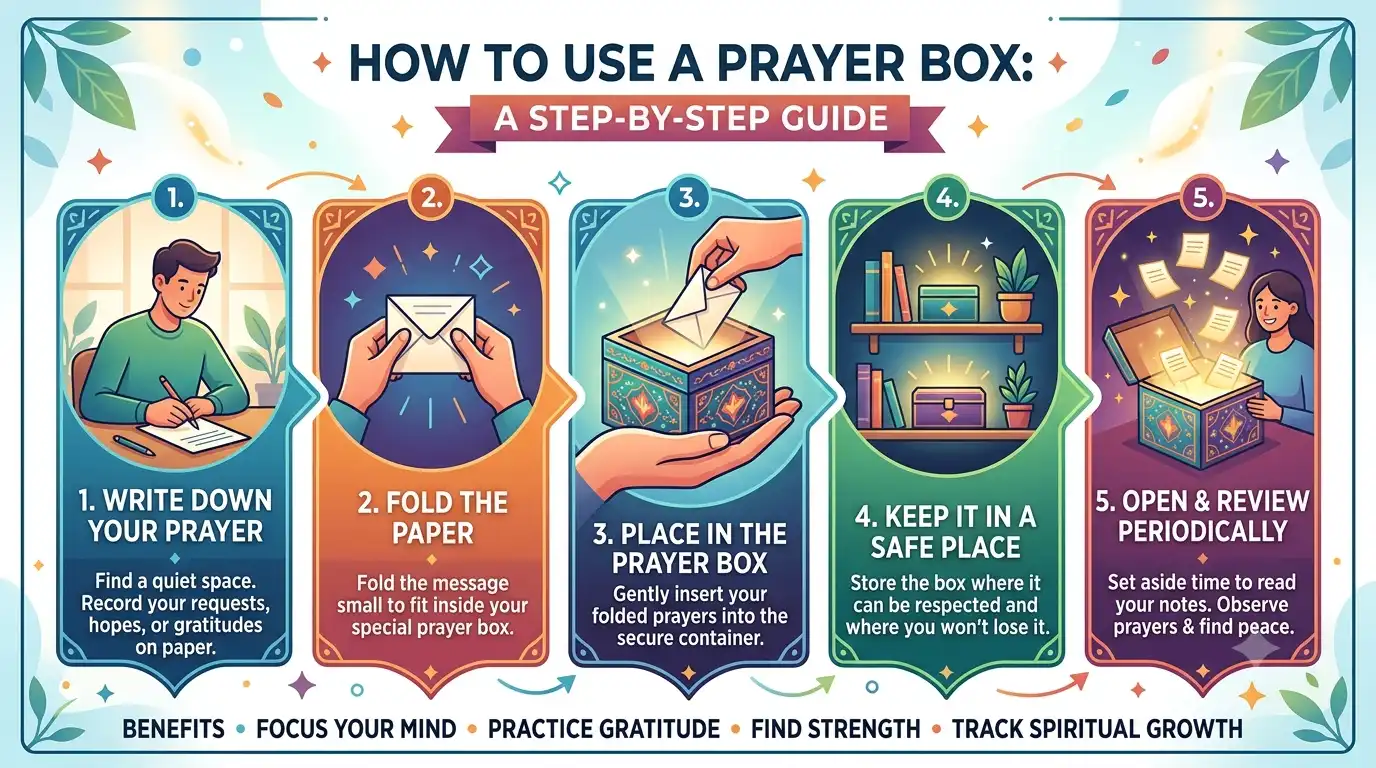 how to use a prayer box