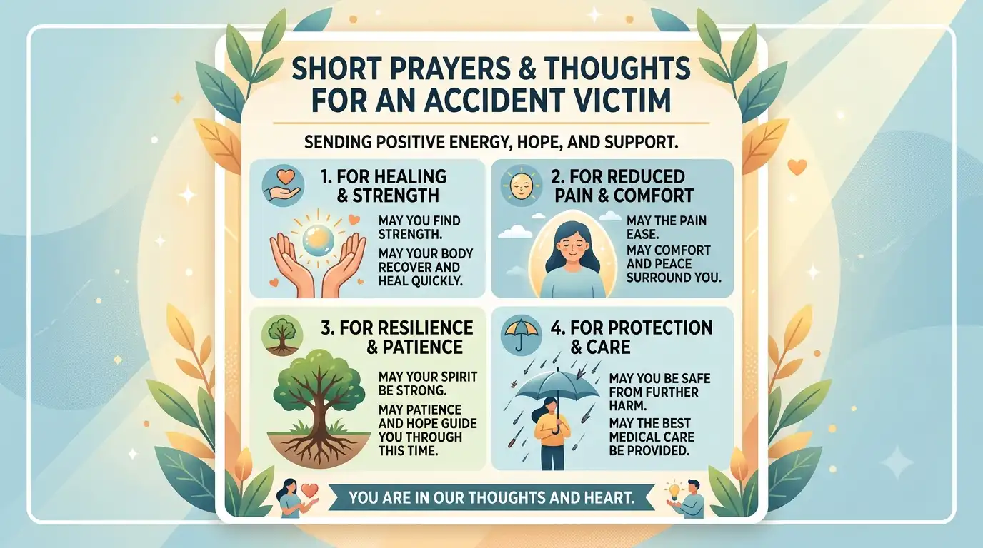 short prayer for accident victim