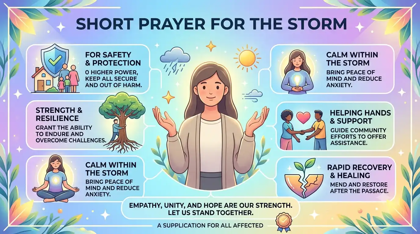 short prayer for the storm